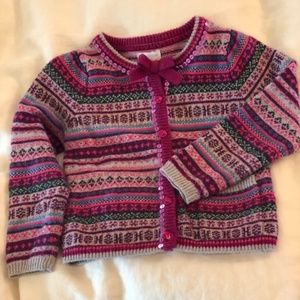 Monsoon Sequenced Sweater Girls 3-4